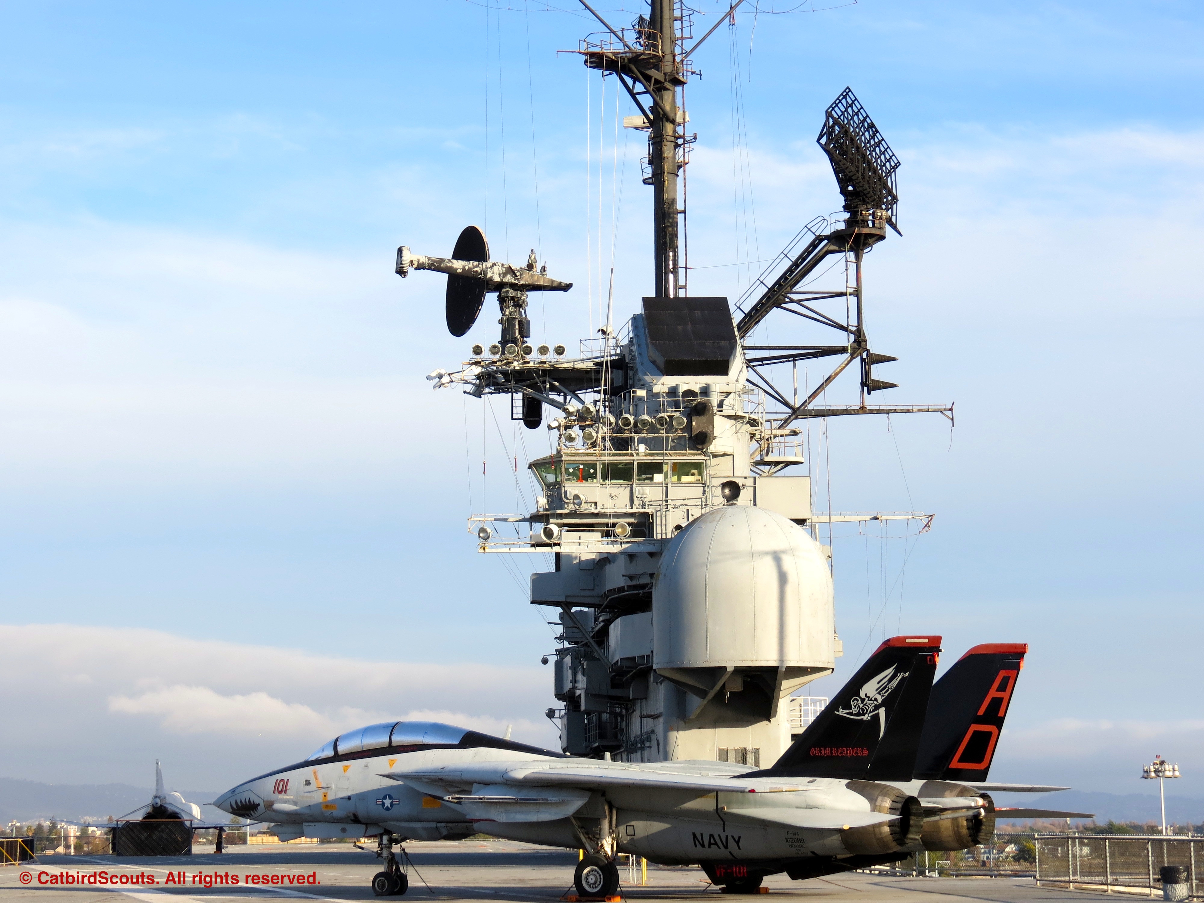Hornet-on-Flight-Deck-Catbird-Scouts